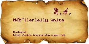 Müllerleily Anita névjegykártya